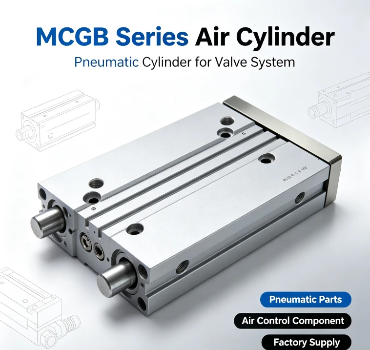 MCGB-03-25-175 Mini Twin-Guide Pneumatic Cylinder